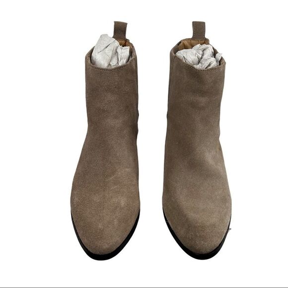 STEVEN BY Steve Madden Desirae Grey Suede Ankle Boots Size 8.5 Medium - Picture 2 of 11